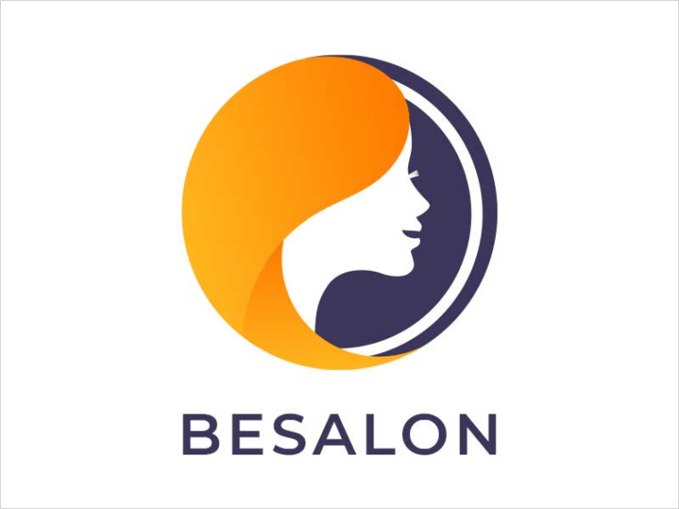 Besalon - 美容沙龍的標志設計