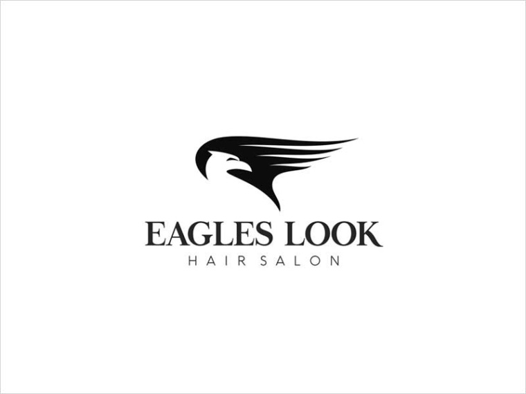 Eagles Look（美發沙龍）標志設計