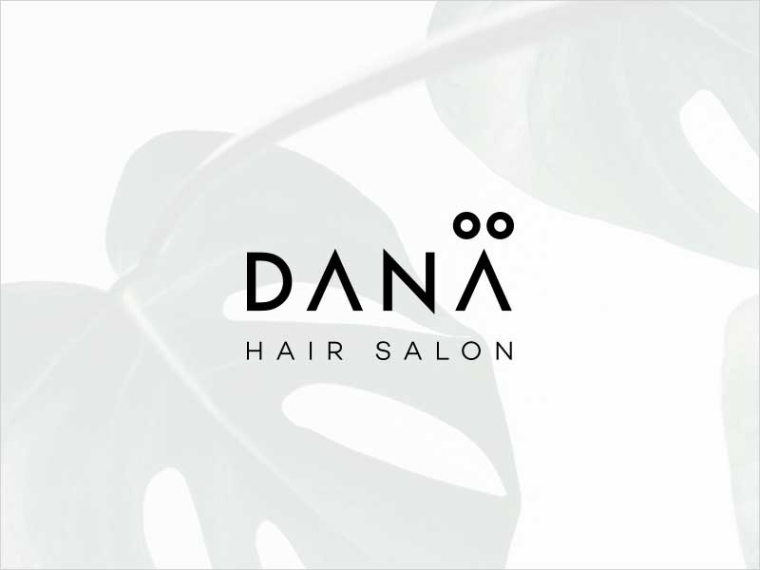 達娜美發沙龍標志設計