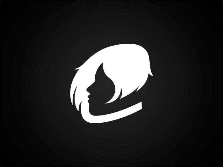 埃絲特，-Logomark美發沙龍標志設計