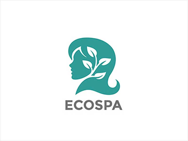 Eco SPA化妝品Beauty標志設計