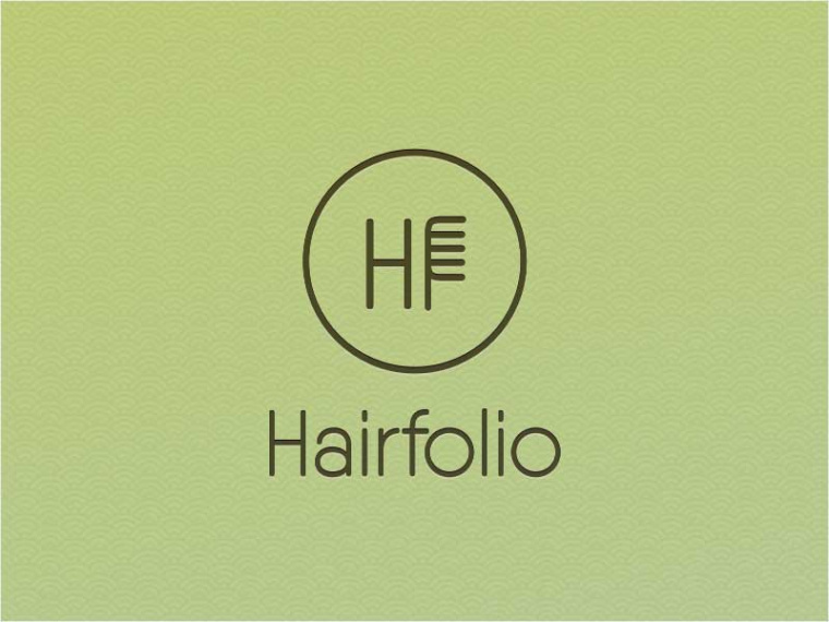 HF美發沙龍標志設計