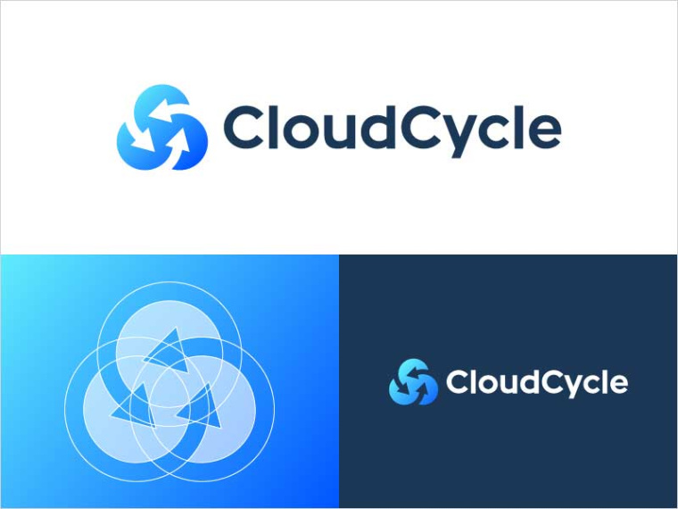 CloudCycle標志設計