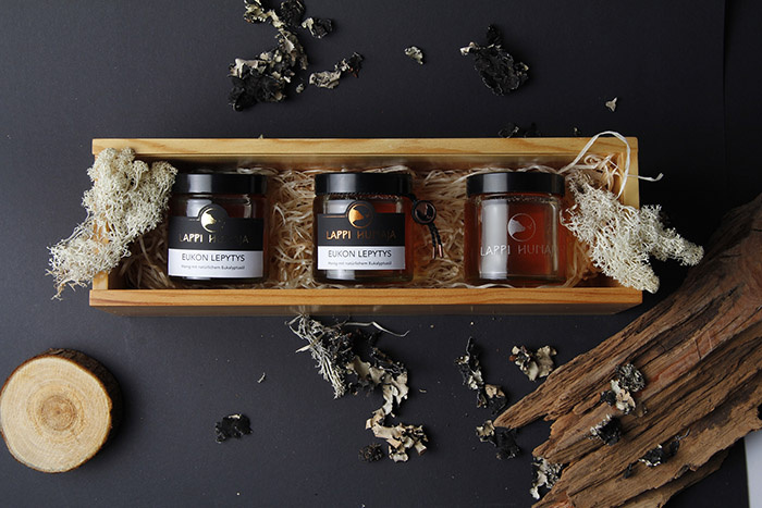 黑白簡潔風格芬蘭蜂蜜包裝設計-包裝設計公司欣賞