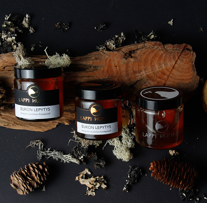 黑白簡潔風格芬蘭蜂蜜包裝設計-包裝設計公司欣賞