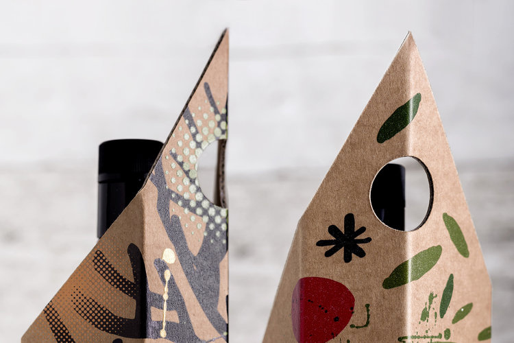 Chiavalon橄欖油包裝設計，設計靈感源自克羅地亞的傳統建筑和當代藝術