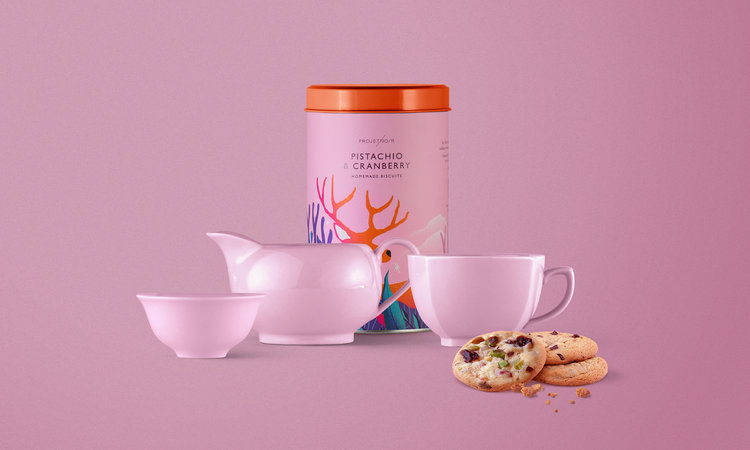 Noir 罐裝餅干禮盒包裝設(shè)計(jì),非常美麗的藝術(shù)插畫(huà)（廘）