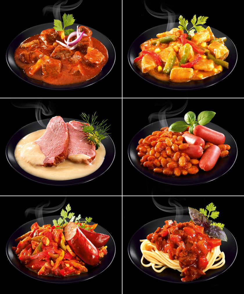 Hamé 即食餐即食菜包裝設計-餐品攝影