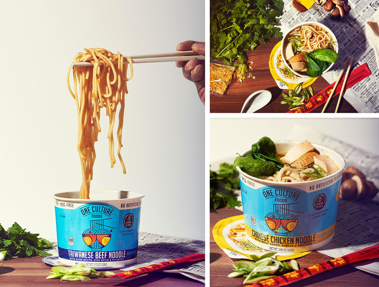 用一種文化在世界各地享受美食之旅，One Culture Foods調(diào)味品與杯面包裝設(shè)計