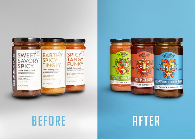 用一種文化在世界各地享受美食之旅，One Culture Foods調(diào)味品與杯面包裝設(shè)計