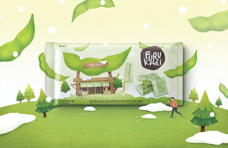 日本Furukari休閑零食小吃食品包裝,可愛的水果甜點屋插畫風包裝設計 日本Furukari休閑零食小吃食品包裝,可愛的水果甜點屋插畫風包裝設計