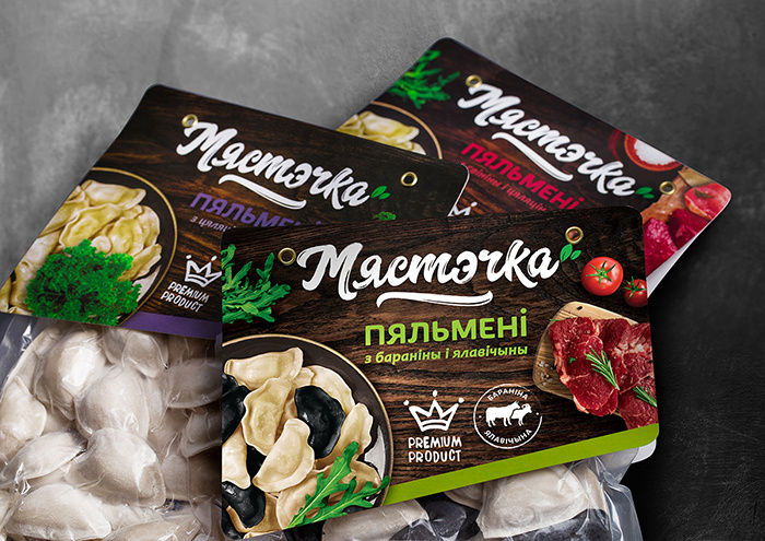 Myastechka新品牌水餃包裝設(shè)計，傳達優(yōu)質(zhì)，自然與廚師級美食