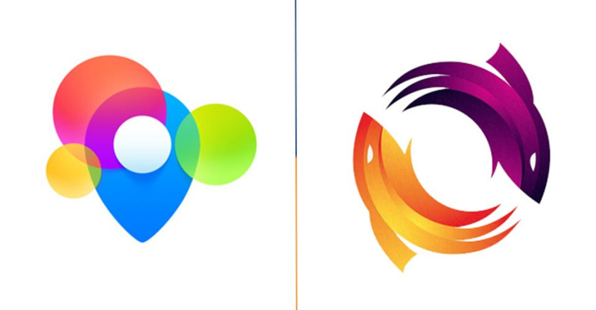 上海標志設計公司欣賞：驚人的五顏六色的彩色標志設計