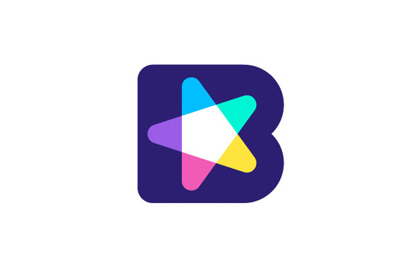 驚人的五顏六色的彩色標志設計