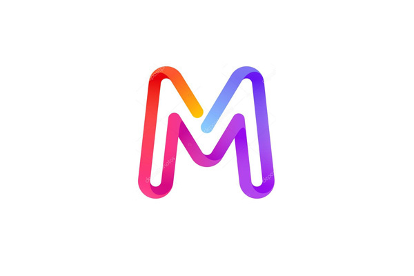 驚人的五顏六色的彩色標志設計