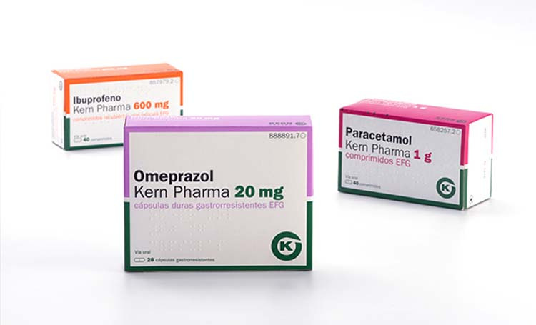 藥品包裝設計靈感-GENERICS Kern Pharma包裝設計