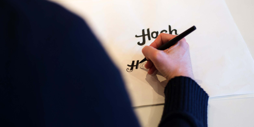 Hachacha咖喱調料包裝設計，完美的超酷配色-草圖