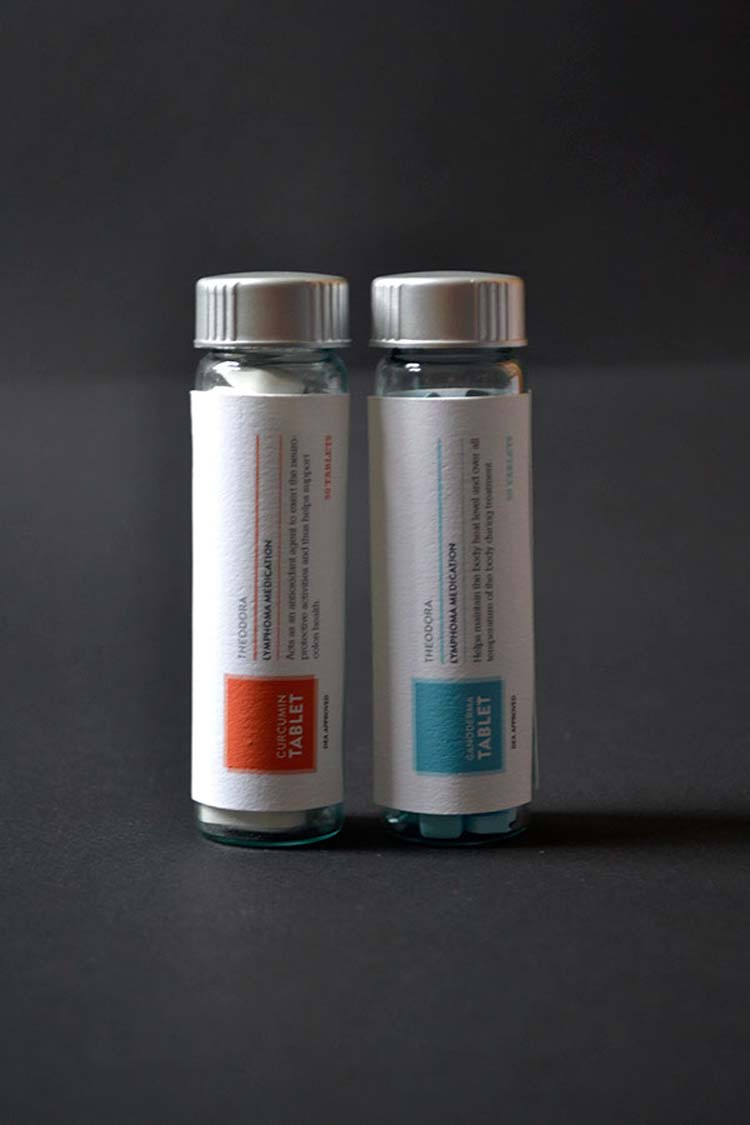 藥品包裝設計靈感-西奧多拉制藥系列