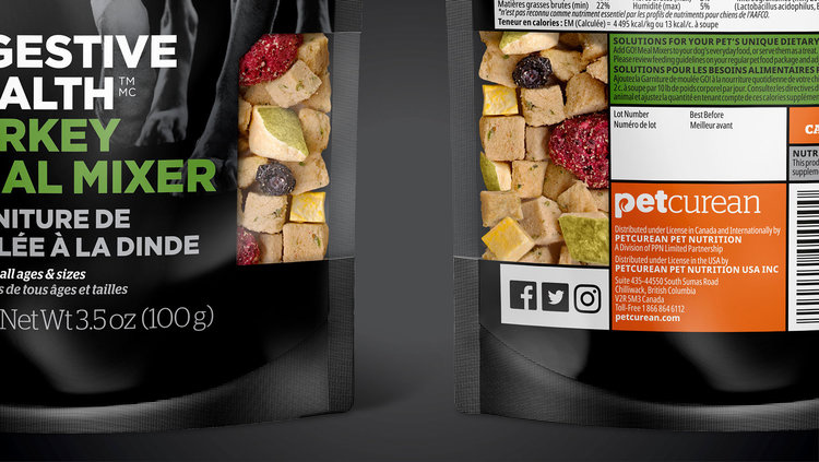 GO！混合膳食保健狗糧包裝設(shè)計(jì)-上海包裝設(shè)計(jì)公司