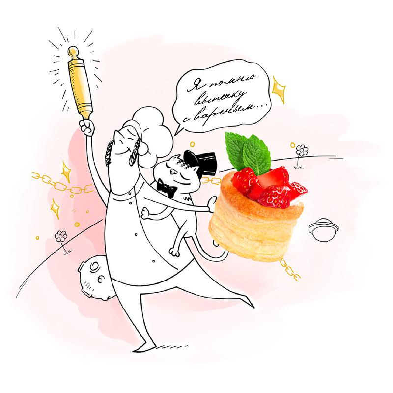 А.С.Пышкин面包糕點包裝設計，講述了“烘培大師與貓詩人”的故事