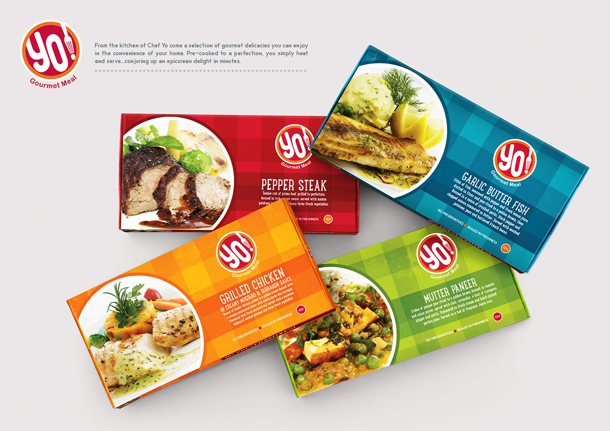 YO速食方便菜包裝設計“餐布”篇