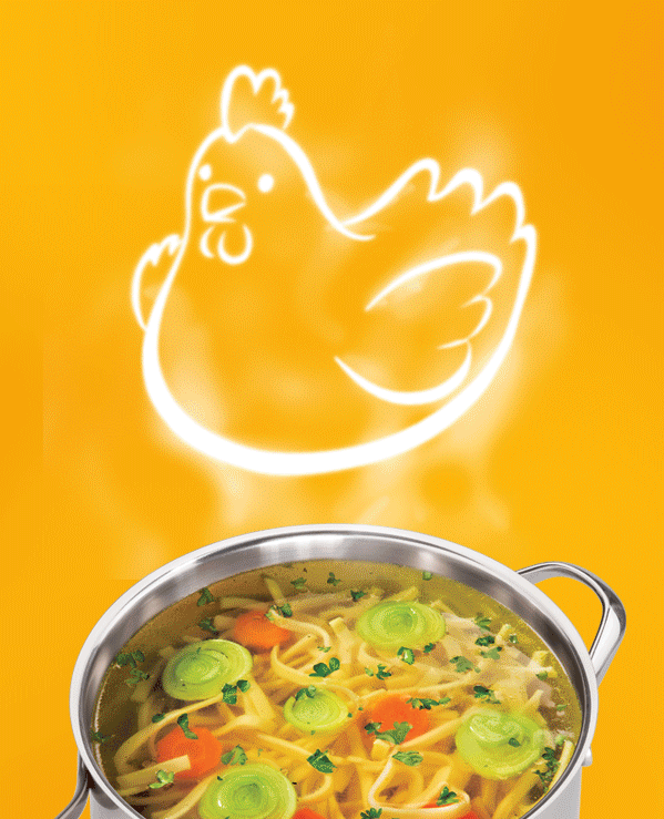 Kucharek食品調味料包裝設計——鍋上盤旋的熱氣味道符號