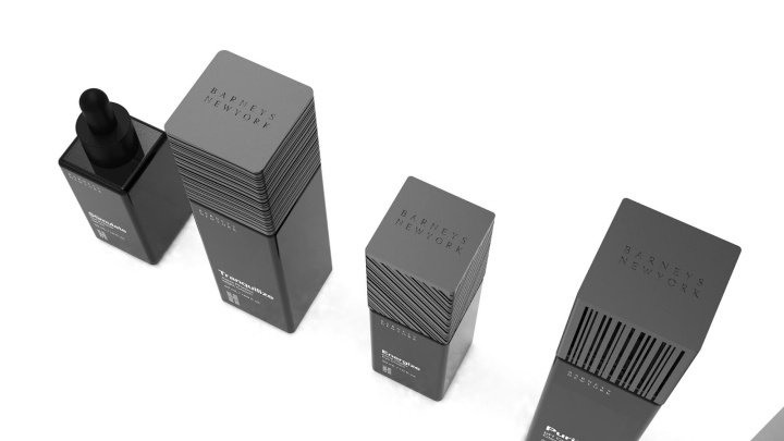 黑酷風(fēng)格男性護(hù)膚品化妝品包裝設(shè)計(jì)，設(shè)計(jì)靈感來(lái)自海洋和水