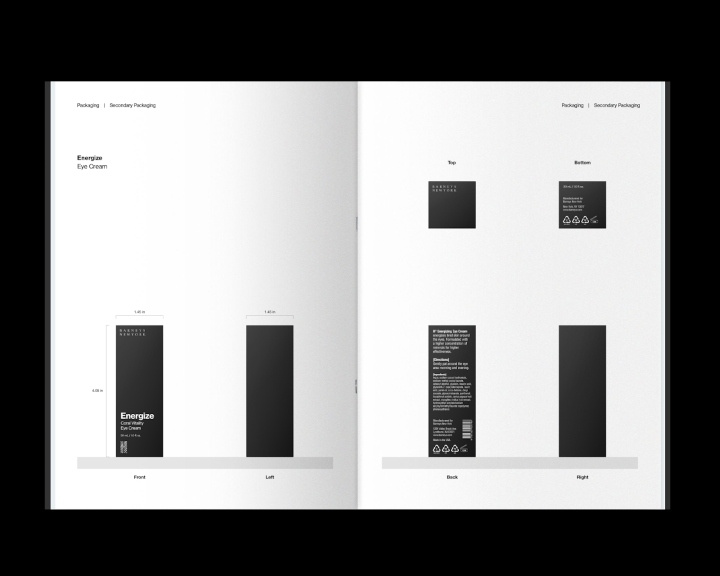 黑酷風(fēng)格男性護(hù)膚品化妝品包裝設(shè)計(jì)，設(shè)計(jì)靈感來(lái)自海洋和水