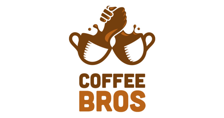 這個(gè)咖啡兄弟標(biāo)志logo中握著的手，給這個(gè)品牌一個(gè)清晰的信息：“嘿兄弟！”。