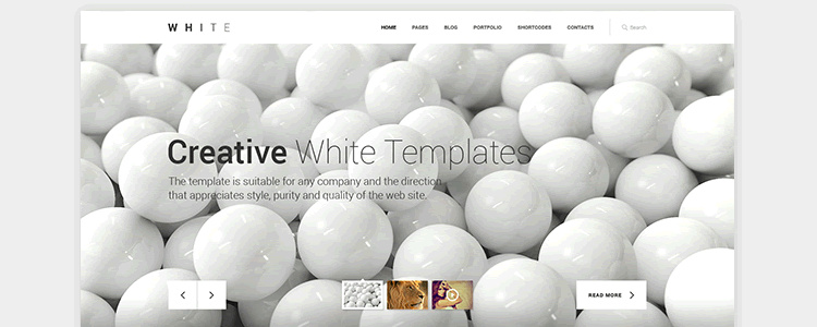 免費(fèi)HTML白色單頁網(wǎng)站模板