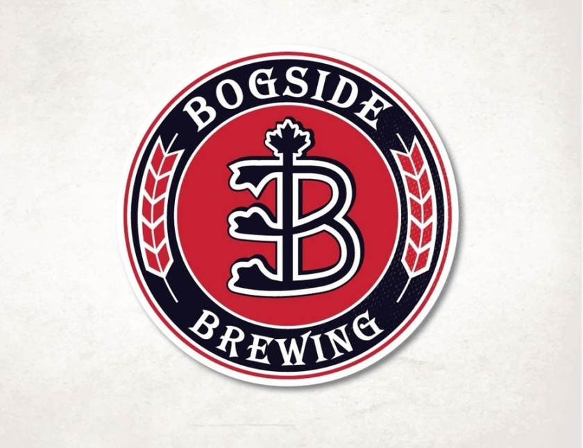 傳統徽標logo設計-圓圈與小麥和B初始徽標logo