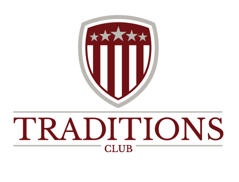 傳統徽標logo設計-盾牌上的星條旗徽標logo