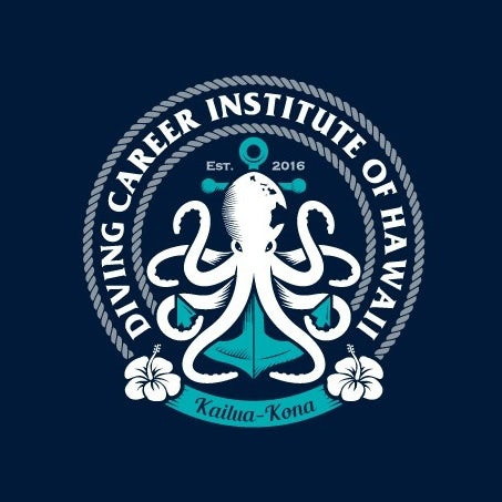 現代徽標logo設計-帶有蘭花的章魚和圓形徽標中的錨徽標logo