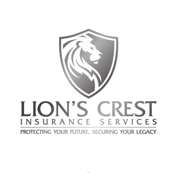 低調的銀色logo設計-保險標志設計