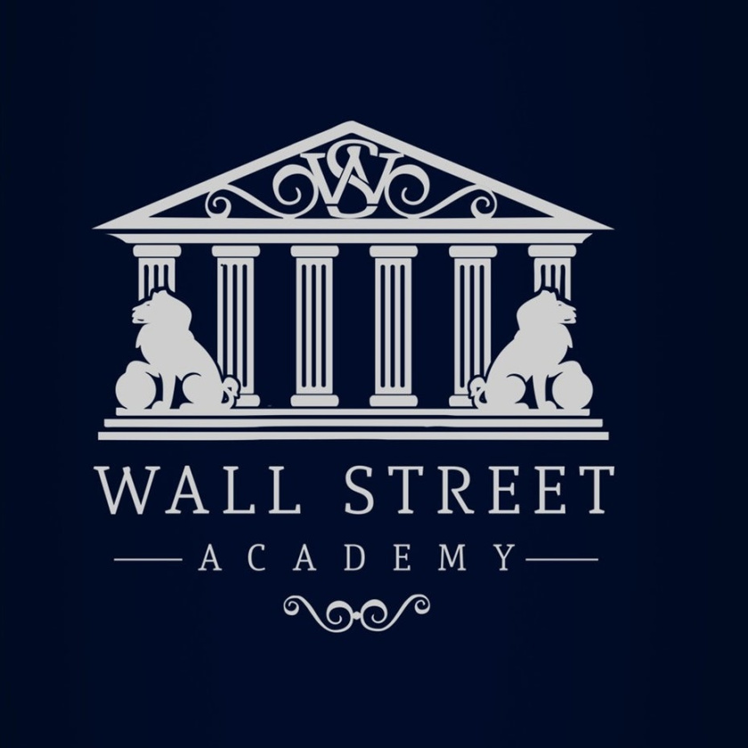 低調的銀色logo設計-金融教育平臺標志logo設計