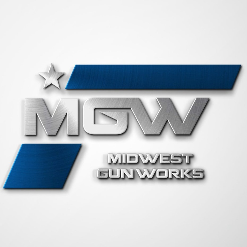 堅固和堅韌的重金屬logo設計-槍店標志設計