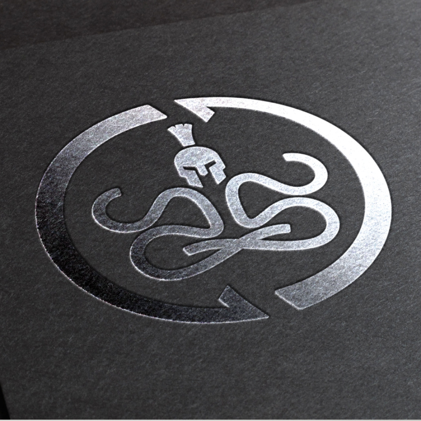 堅固和堅韌的重金屬logo設計-強烈的意圖標志logo設計