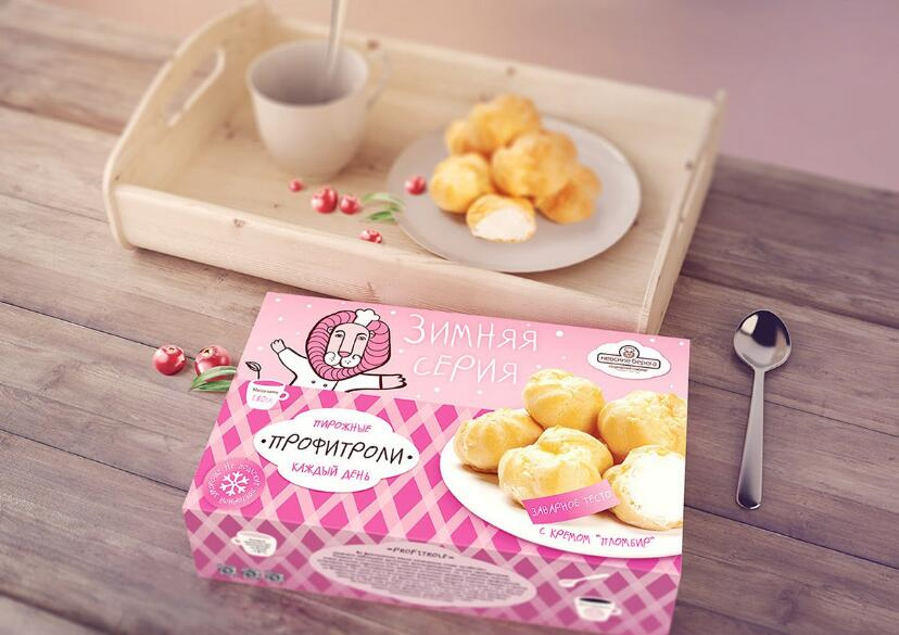 Nevsky Bereg 面包蛋糕點心包裝設計”快樂的獅子“插畫篇-上海食品包裝設計公司