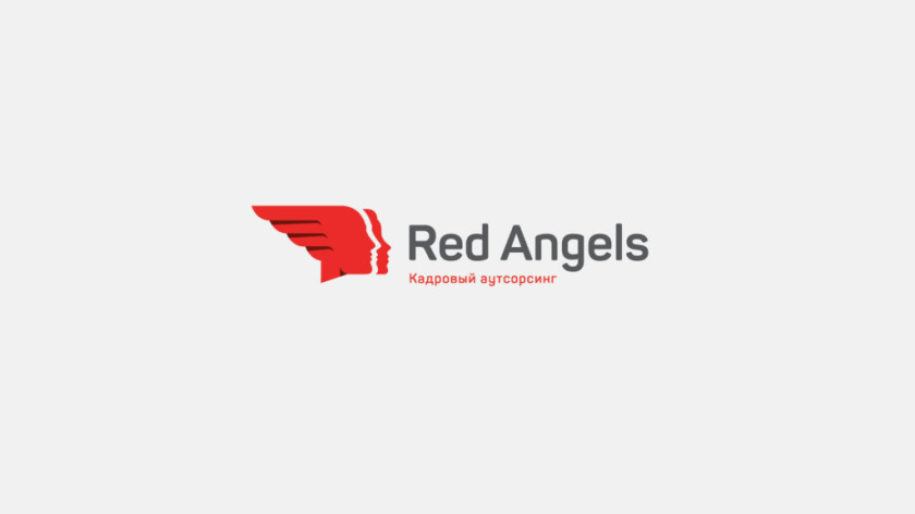 Red Angels 紅色天使農業公司logo設計-人臉logo
