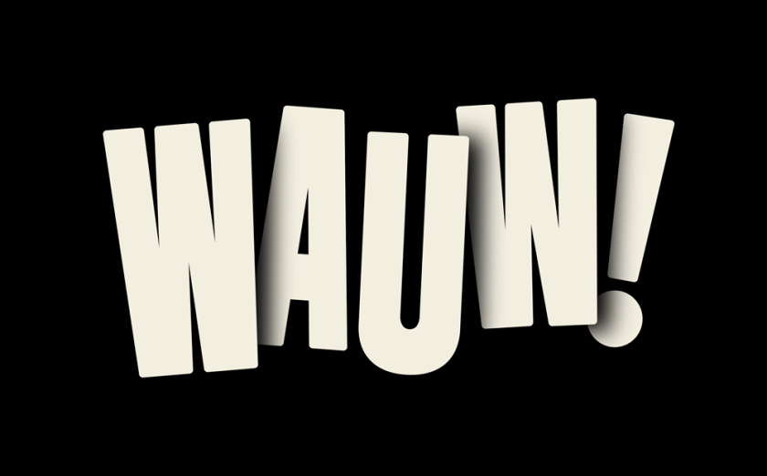 Wauw冰淇淋品牌新logo設計，源自第一勺的味蕾驚喜感覺