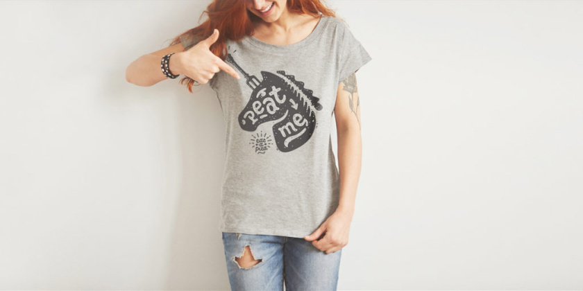 Решение 俄羅斯面餅餐廳餐飲品牌形象vi設計“獨角獸與動物”插畫風