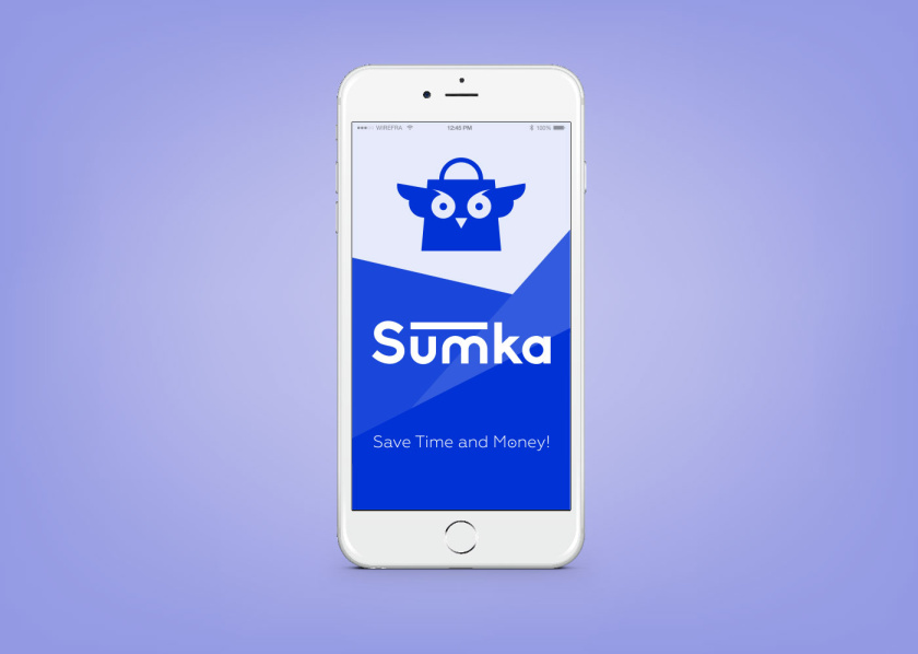 Sumka 商品折扣和促銷優惠APP 品牌形象全案策劃設計-手機APP啟動畫面設計