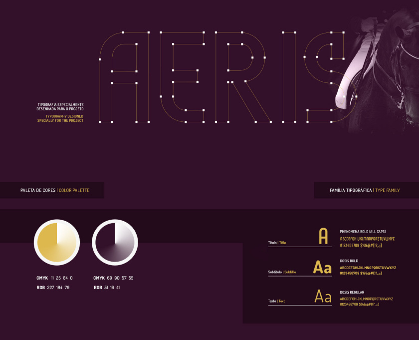 AERIS 商業會計咨詢公司logo設計，馬首+國際象棋元素