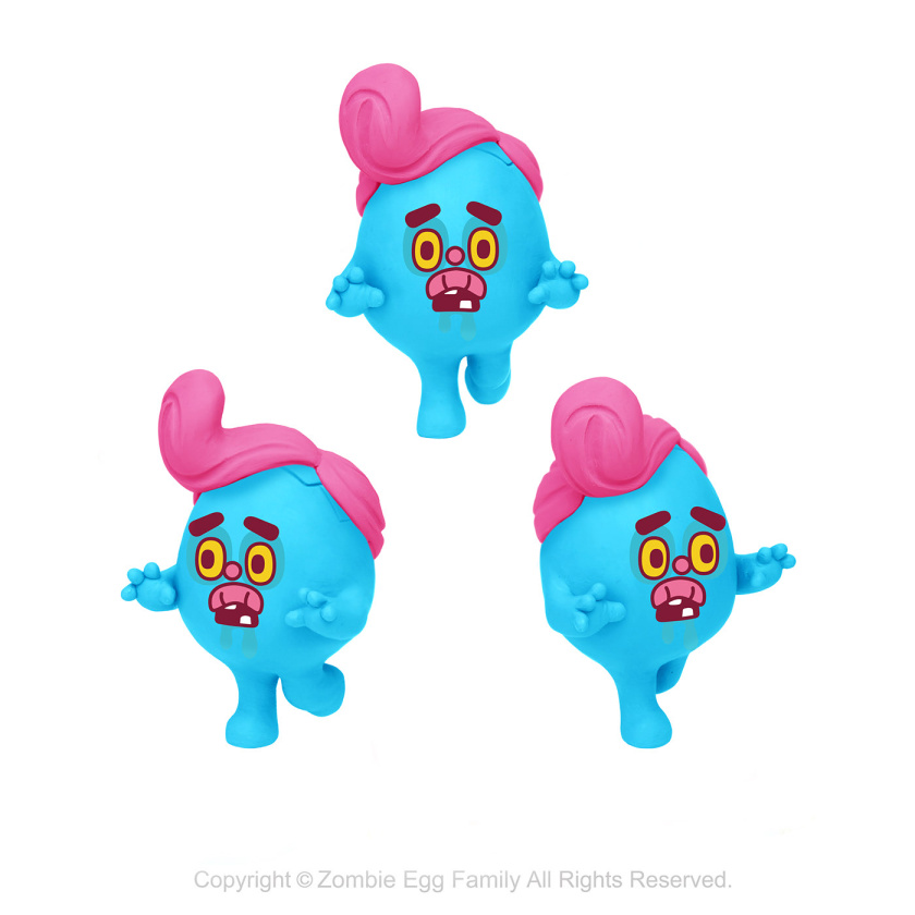 僵尸蛋家族人物設(shè)計，雞蛋吉祥物設(shè)計