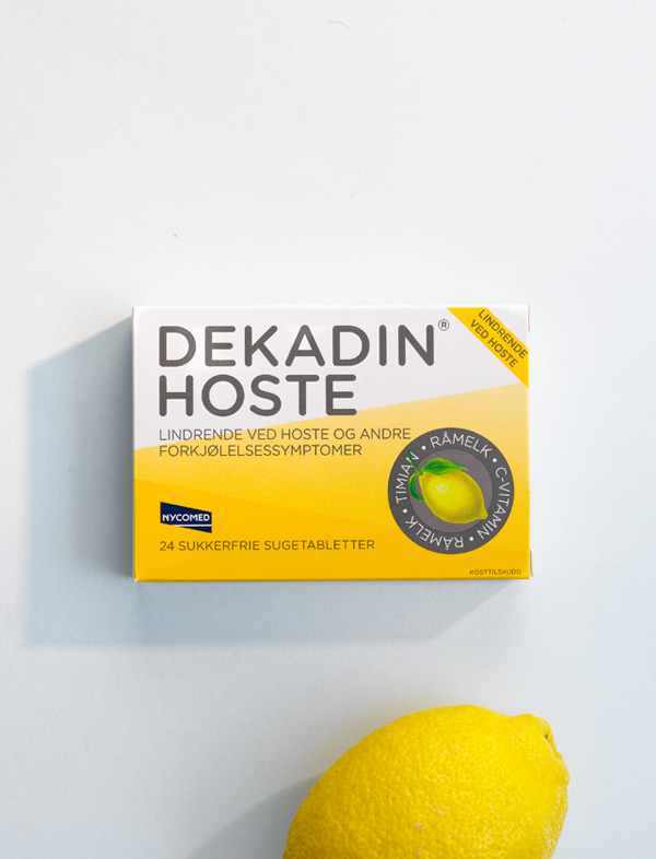 Nycomed 喉嚨痛錠劑系列藥品包裝盒設計，深淺同色配色風格