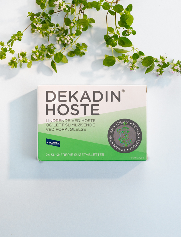 Nycomed 喉嚨痛錠劑系列藥品包裝盒設計，深淺同色配色風格