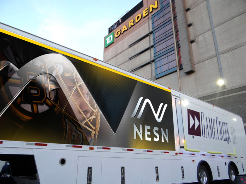 新英格蘭體育網NESN更新logo設計-公交車圖形