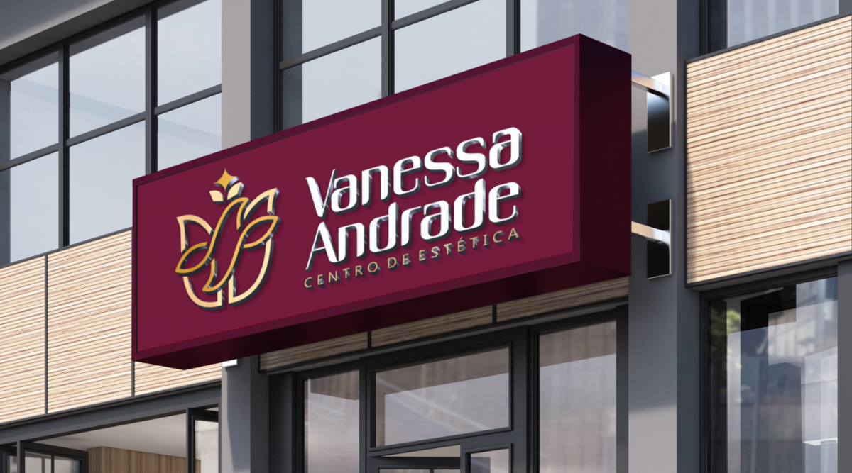 Vanessa Andrade 醫(yī)療美容機(jī)構(gòu)（醫(yī)美）品牌logo設(shè)計(jì)vi設(shè)計(jì)，花朵+蜂鳥