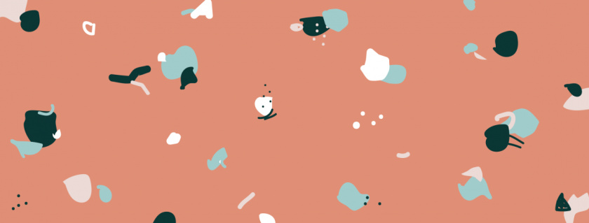 Kaya 有機護膚品包裝設(shè)計，很藝術(shù)的水磨石圖案