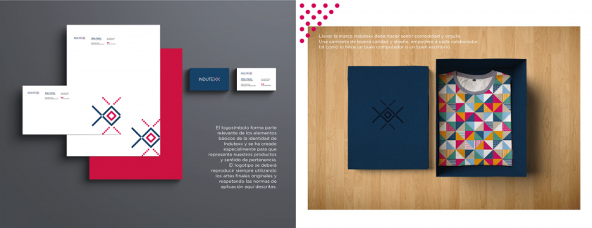 Indutexx 紡織面料品牌vi設(shè)計(jì)logo設(shè)計(jì)，幾何線條風(fēng)格